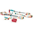 thumbnail image 1 of Hape Robot Factory Jeu de Dominos en Bois pour Enfants 122 Pcs Jouet Éducatif STEM, 1 of 7