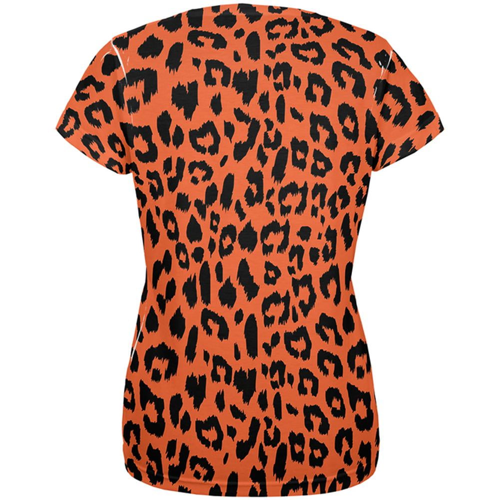 Orange animal print shirt Clearance