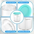 thumbnail image 3 of 4pcs Ice Cream Containers with Lid Leakproof 24oz,Compatible with Ninja Creami NC501 NC500 Deluxe Ice Cream Makers- BPA-Free Dishwasher Safe- Comes with Five Scoops, 3 of 8