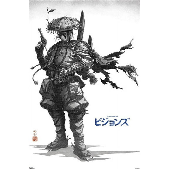 Star Wars: Visions - Boba Wall Poster, 14.725" x 22.375"