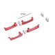 thumbnail image 4 of de Puerta de Actualización de 4 Piezas con Tornillos 1:10 para Accesorios de Modelo para Reemplazar Piezas de Bricolaje rojo Yotijar Mango de puerta de coche RC, 4 of 9