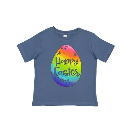 

Inktastic Happy Easter Rainbow Easter Egg Gift Toddler Boy or Toddler Girl T-Shirt