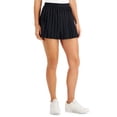 thumbnail image 3 of ID Ideology Womens Active Solid Pleated Skort Deep Black XL, 3 of 3