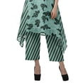 thumbnail image 5 of Moomaya Two Piece Kurti Kurta Pant Set 3/4 Sleeves Printed WoMen's Indian Outfit, 5 of 6