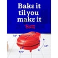 thumbnail image 3 of Máquina para Mini Donas Betty Crocker Rojo con Superficie Antiadherente, 3 of 7