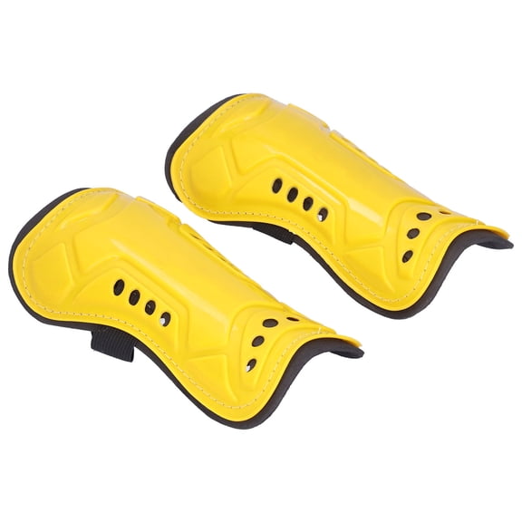 BIMZUC Adult Soccer Shin Guards Yellow 1 Pair Professional Sports Leg Calf Protective Gear for Training and Matches (7.5 inches / 19 cm, 2.4 oz / 67 g)