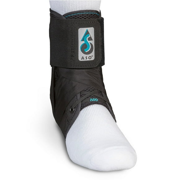 Med Spec ASO Ankle Stabilizer (Medium, Black) - Lace Up Ankle Brace for Sprained Ankle and Peroneal Tendonitis, Orthopedic Ankle Support for Men, Wom