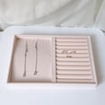 thumbnail image 2 of Caja de soporte de bandeja de almacenamiento de exhibición de , de inserción de cajones para niñas y mujeres, ligera - Estilo 06 SM SunniMix Bandeja de terciopelo para joyas, 2 of 8