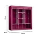 thumbnail image 2 of Closet Organizador Armable de Acero Inoxidable | Armario de Almacenamiento para Ropa | Ropero Portatil | Mueble de Tela Impermeable con Cierre | Perchero Guardaropa para Recamara, 2 of 5