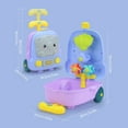 Toys Children Sand Playing Toys With Trolley Case Shovel Rake And Molds Storage Box Travel Beach
