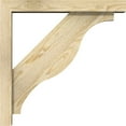 thumbnail image 3 of Ekena Millwork 4"W x 22"D x 22"H Funston Block Rough Sawn Bracket w/ Offset Brace, Douglas Fir, 3 of 25