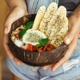 thumbnail image 2 of Coconut Bowl Smoothie Polished Coconut Shell Bowl Coconut Bowls for Kitchen, 2 of 7