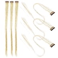 thumbnail image 2 of 6pcs Tinsel Tinsel Extensions Kit Tinsel Fairy Hairlip en extensiones de cabello con brillo, 2 of 8