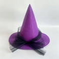 thumbnail image 4 of Mifsaly 3 Pack Kids Girls Halloween Witch Costume Sets Tutu Skirt, Magic Brooms and Witch Hat for 4-10 Years, 4 of 6