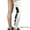 White, variant on Fortune 1 Piece Super Elastic Basketball Leg Warmer Calf Thigh Compression Sleeves Knee Brace