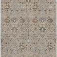 thumbnail image 4 of HomeRoots 679246 10 x 14 ft. Taupe Gray & Brown Oriental Washable Machine Made Rectangle Area Rug with UV Protection, 4 of 9