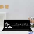 thumbnail image 4 of Handmadetneonsign Oil Field Metal Name Plate, Petroleum Engineer Engraved Desk Sign, Table Office Decor 048052, 4 of 4