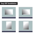 thumbnail image 5 of 48" x 32" Home Gym Mirror Wall Mounted - Large Full Length Workout Mirror for Fitness, Yoga, Dance, Gymnastics with Flat Polished Edge, 5 of 6
