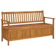 thumbnail image 1 of vidaXL Garden Storage Bench 148 cm Solid Acacia Wood, 1 of 5