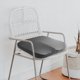 thumbnail image 5 of Cojín ergonómico de espuma viscoelástica Macarena Corrector lele soporte antideslizante para silla de oficina Malla gris, 5 of 8