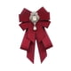 thumbnail image 3 of Broche con lazo de cinta, broche de pajarita, broche con lazo preanudado, broche decorativo moderno para dama Rojo, 3 of 9