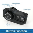 thumbnail image 4 of Interruptor de faros Unique Bargains No.68292842AA/68292842AB/68292842AC para Jeep Wrangler 2018, 4 of 7
