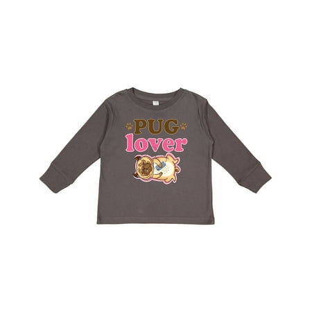

Inktastic Pug Lover Dog Gift Gift Toddler Toddler Girl Long Sleeve T-Shirt