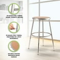 thumbnail image 2 of National Public Seating 6200 Series Tabouret en Acier Réglable 18 Pouces, Gris, 2 of 10