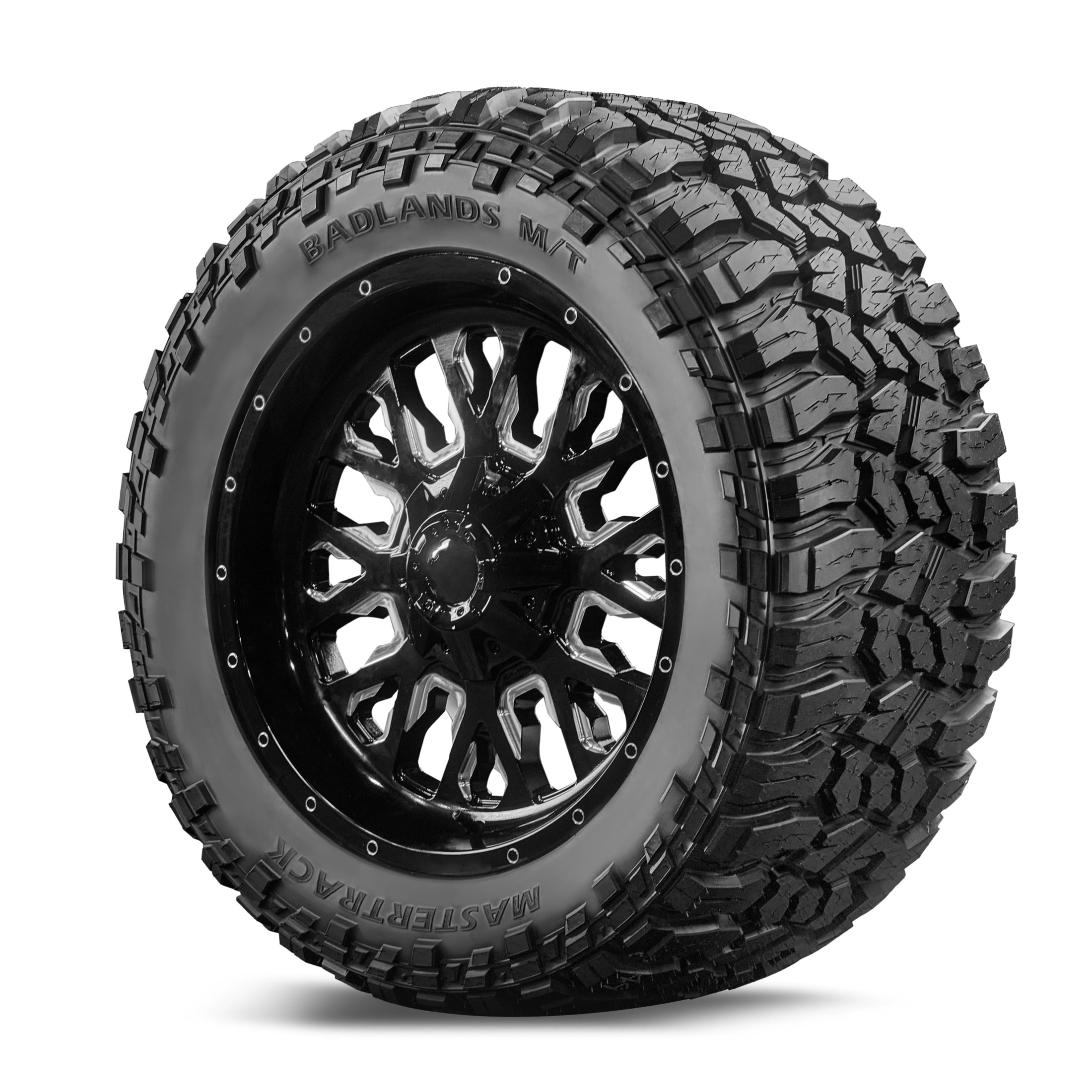 Mastertrack BADLANDS MT 33x12.50R24LT Mud Terrain 33X12.5 R24 101Q 10PR E SUV Light Truck Tire (No Rim)