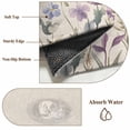 thumbnail image 6 of Lavender Flowers Round Area Rug 7 FT, Non Slip Living Room Area Carpet, Spring Watercolor Blooms Botanicals Washable Soft Circular Rug Non-Shedding Floor Carpet for Bedside Office Play Room Classroom, 6 of 9