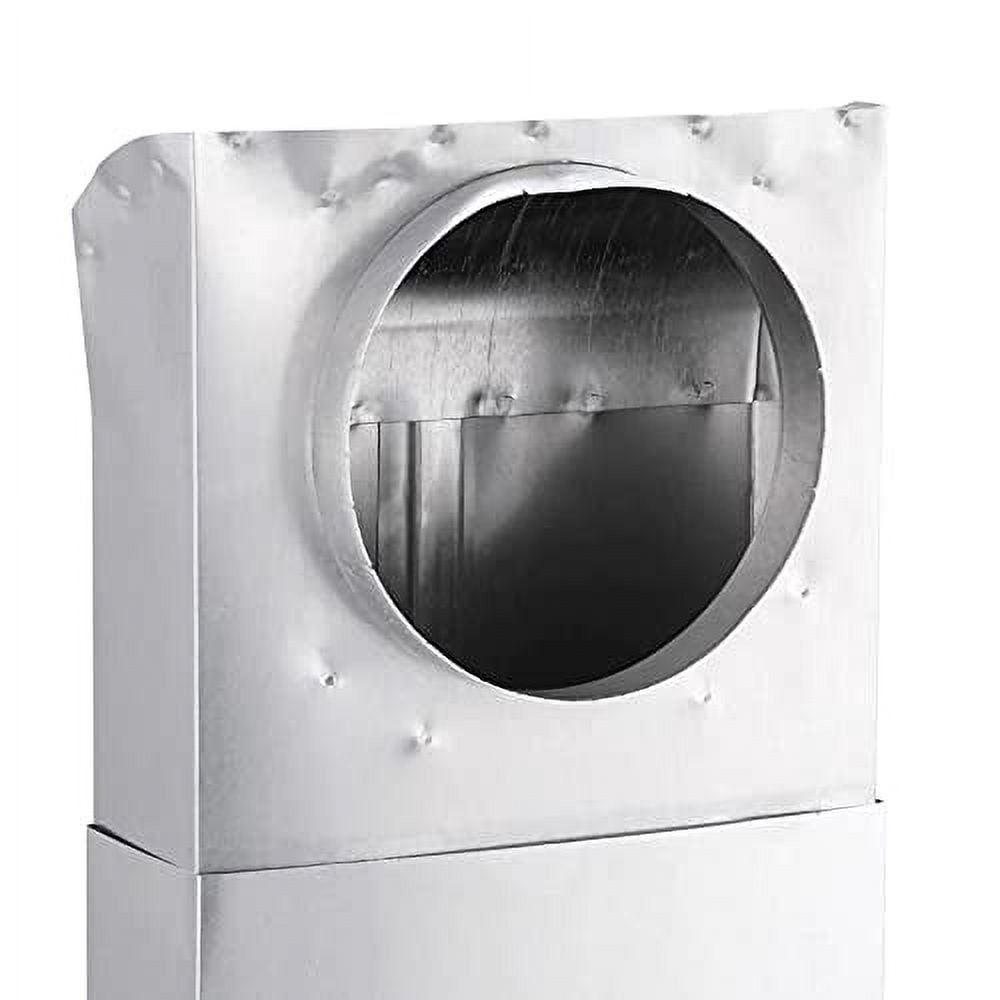Dundas Jafine Adjustable Space Saver Aluminum Dryer Vent Duct UD48S - Straight Outlet - 28-45 In