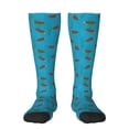 thumbnail image 2 of Picia Women Crew Soft Moisture-wicking Socks Sea Turtle Pattern Design Cotton Socks, One Size fit All, 2 of 9