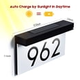 thumbnail image 4 of Address Plaques for House Solar Powered, House Number for Outside, LED Address Sign Outdoor Waterproof 3000K Warm White, 4 of 4