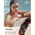 thumbnail image 4 of Wearlizer Resin Band Compatible with Samsun Galaxy Watch 8 40mm 44mm/Watch 8 Classic 46mm, Lightweight Bracelet Strap for Women Men, 4 of 5