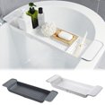 thumbnail image 2 of Coofit Bathtub Caddy Creative Multipurpose Retractable Bathtub Tray Bathroom Organizer, 2 of 10