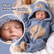 RSG Reborn Baby Dolls Boy–20 Inch Lifelike Real Life Baby Dolls with Soft Weighted Cloth Body & Poseable Vinyl Limbs – Realistic Baby Doll with Toy & Gift Box for Kids Age 3 +