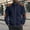 Navy, variant on Men’s Jackets Men's Winter Coats Mock Neck Long Sleeved Zipper Outerwear Multicolor Comfy Stylish Jacket Loose Anniversary Tops Black