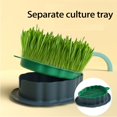 Xeyise Cat Grass Planter Detachable Bottom Fine Filter Hole Thickened