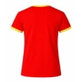 thumbnail image 4 of Playera George para Dama, Manga Corta Estampada Rojo Talla CH, 4 of 4