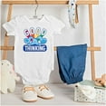 thumbnail image 3 of Blues Clues Good Thinking Rainbow Romper Boys or Girls Infant Baby Brisco Brands NB, 3 of 6