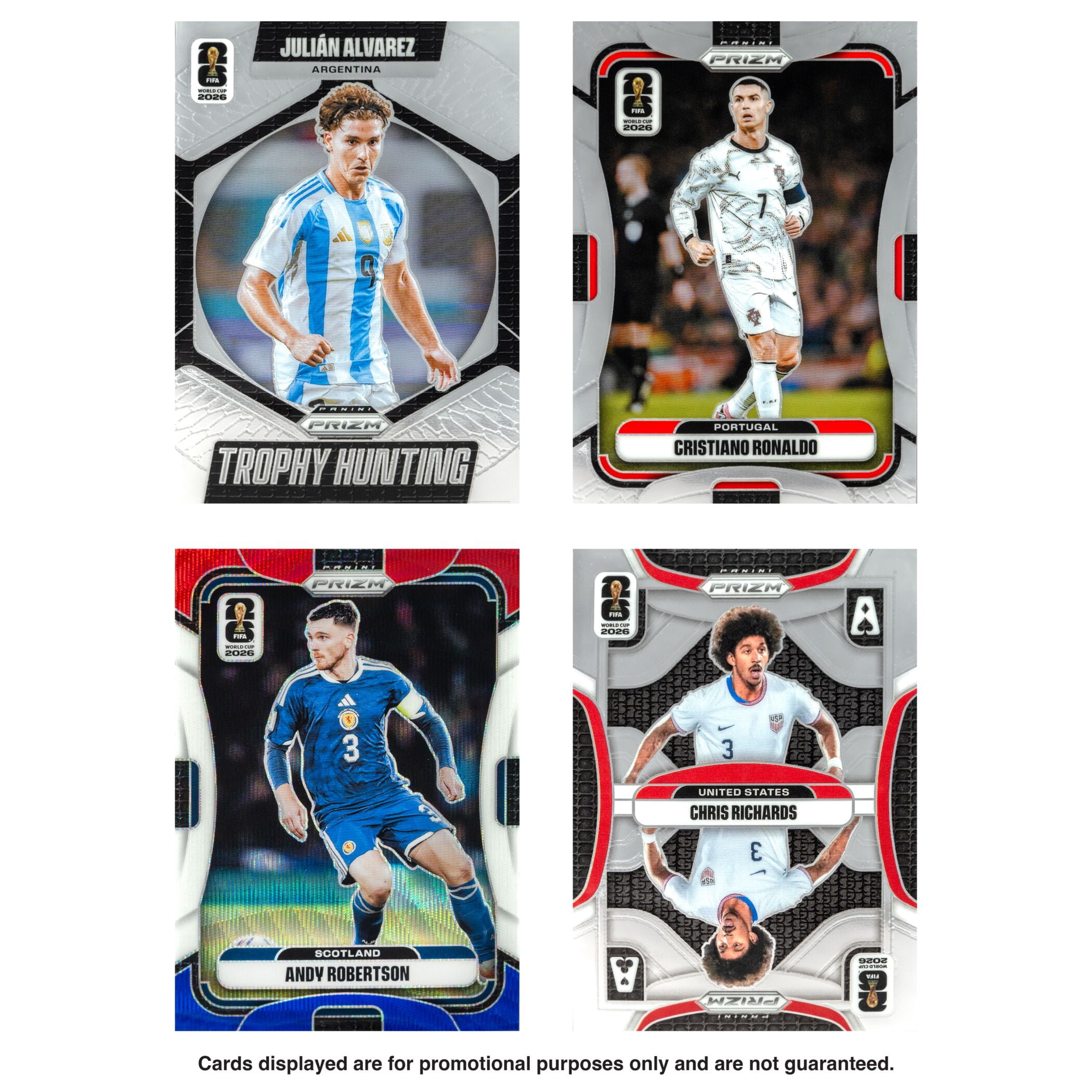 26 Panini Prizm World Cup Soccer Exclusive Trading Cards Hanger Box