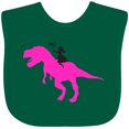 thumbnail image 3 of Inktastic Princess Riding Her T-rex Girls Baby Bib, 3 of 4
