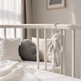 thumbnail image 7 of Kiddiway Baby Ultra-Soft Plush Wind Chime Car Toy - Cute Plushies & Plush Figurine, Baby Car Toys & Stroller Toys, Tactile Sensory Mobile, Soft Chime, Attaches to Car/Stroller/Crib,Gray, 7 of 7