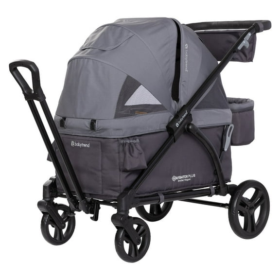 Baby Trend Navigator Plus 2-in-1 Stroller Wagon, Dash Midnight Black