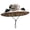 C, variant on Outdoor Wide Brim Sun Hat with 2 Solar Fan Sun Bucket Hat for Men Women UPF 50 Bucket Fishing & Beach Hat with Fan Built in