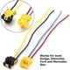 thumbnail image 3 of Car Accessories 2pcs Airbag Clock Spring Plug Air Bag Connector Clock Spring Wire For Dodge For Ford For Jeep For Chrysler, 3 of 4