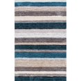 thumbnail image 3 of Tapis à Shag Solide, 6 x 9, Bleu Multi, 3 of 4