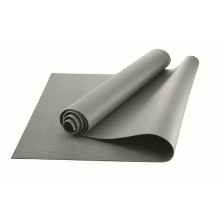 Athletic Works Yoga Mat Grey 3mm Walmart Com
