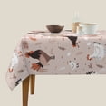 thumbnail image 3 of Wukai Funny Chicken Waterproof Tablecloth for Kitchen Dining, Fits Square Tables for 2-4 Seats -60"x60", 3 of 7
