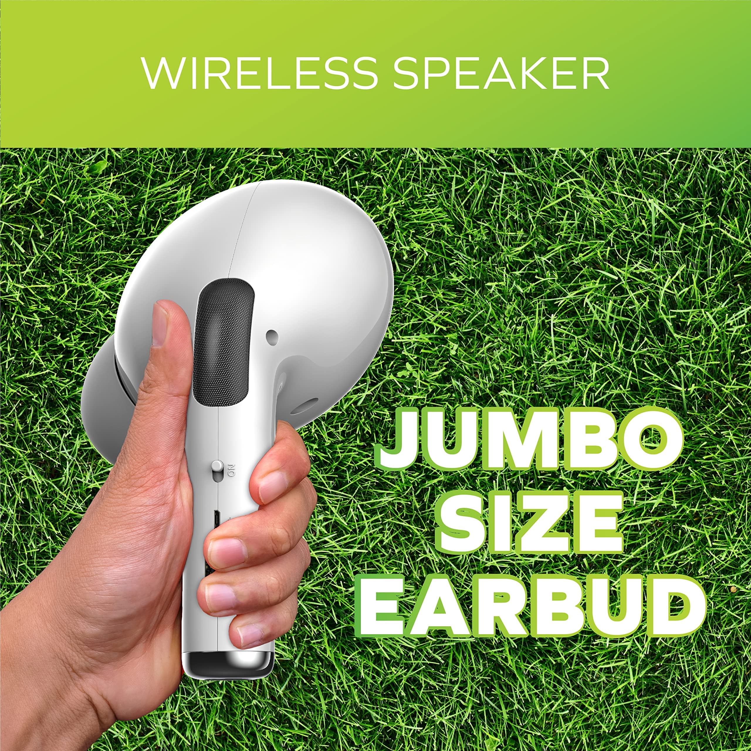 Coby Waterproof Built-in FM Radio Wireless Bluetooth Portable Speaker, White, CETW416